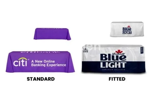 I will design a professional table runner, table cover, or table stretch cover