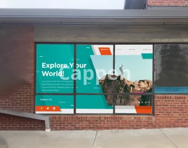 I will design creative shopfront or store front window graphics