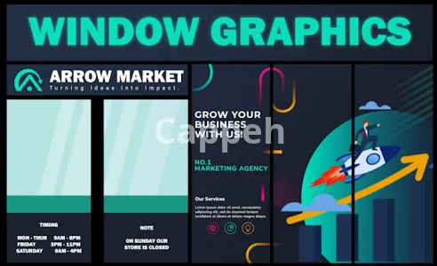 I will design creative shopfront or store front window graphics