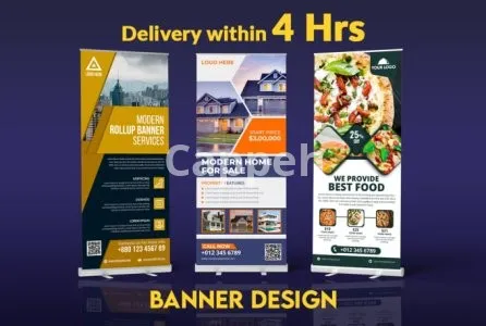 I will do any kind of corporate roll up banner within 5 hr