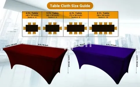 I will design spandex, rectangle, square tablecloth