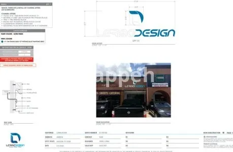 I will make led channel letters signs mock up