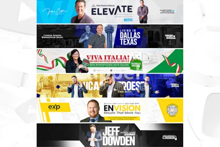 I will design an outstanding youtube banner and logo