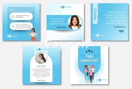 I will design post and story templates for instagram and facebook