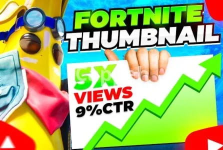 I will do high engagement fortnite thumbnails , csgo, valorant