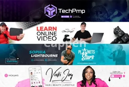 I will design minimalist youtube banner in 24 hours