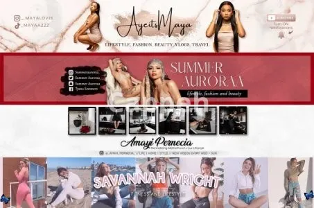 I will design minimalist youtube banner in 24 hours