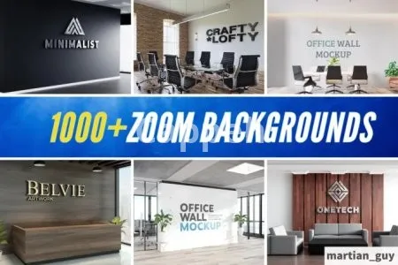 I will make google meet and zoom virtual background with your logo