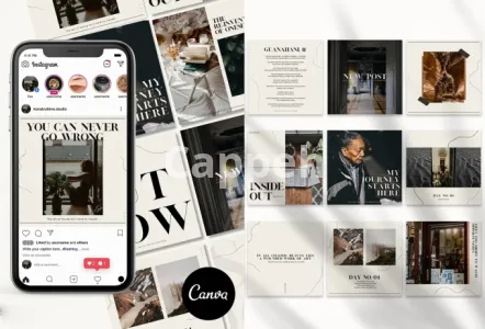 I will design canva templates for instagram feed and social media