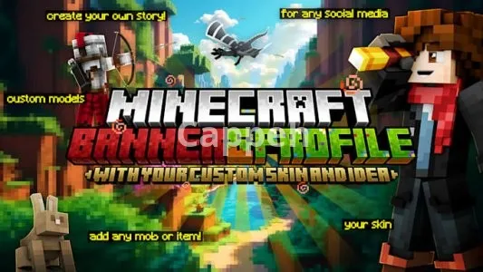 I will design you a minecraft banner or minecraft profile