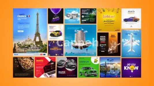 I will design social media posts, ads, stories for facebook and instagram