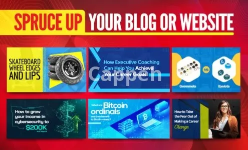 I will design you 5 blog post images