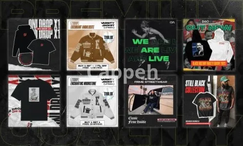 I will design premium quality instagram post for streetwear brand