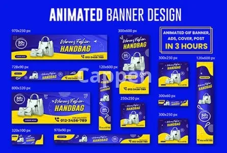 I will design animated gif banner, ads, cover, post in 3 hours or less