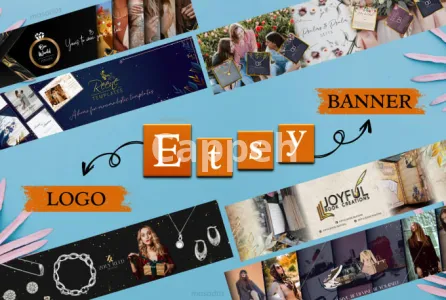 I will design an attractive etsy banner, etsy logo, etsy shop kit