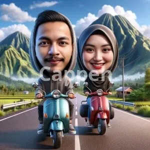 I will swap faces to realistic caricatures using ai