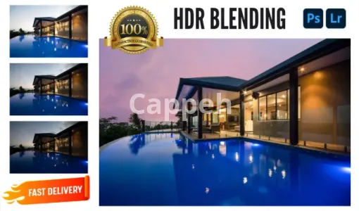 I will provide professional real estate hdr photo editing services
