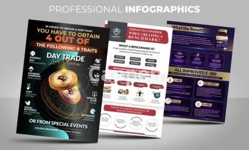I will design engaging infographic flyers and posters