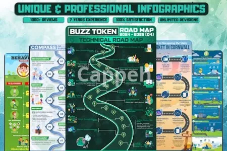 I will design amazing infographic, roadmap, flowchart, illustration