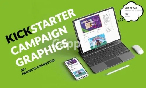 I will design graphic kickstarter crowdfunding campaign