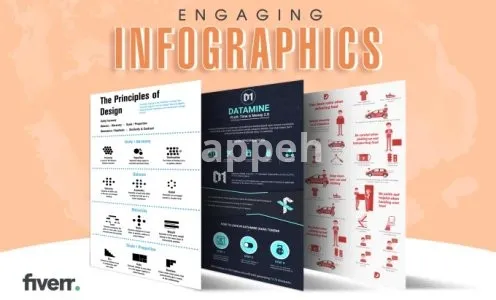 I will design 2 engaging versions of infographic