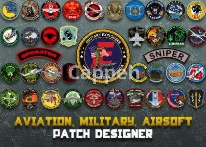 I will design your super airforce, military patches and logo