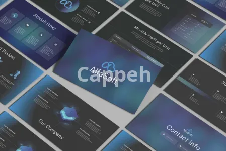 I will design modern futuristic ai web3 presentation pitch deck