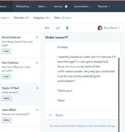 I will setup hubspot CRM for sales and marketing automation