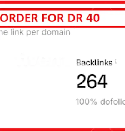 I will increase ahref DR 70 plus