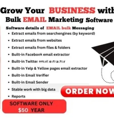 I will offering you bulk email marketing sender software for you