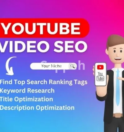 I will be your best youtube video SEO expert and channel manager