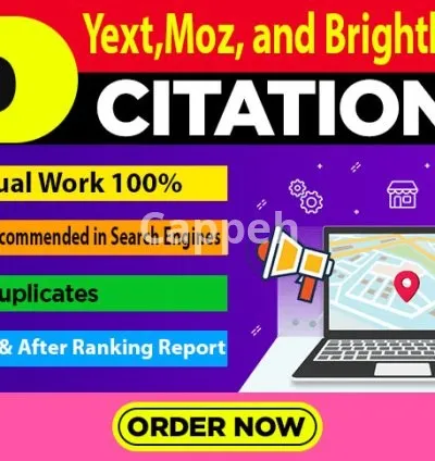 I will top 350 local listing citations and directory submission for local seo off page