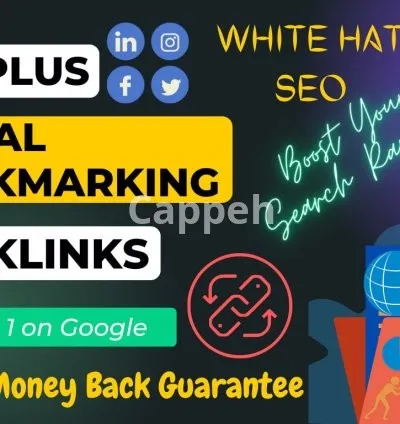 I will create high quality social bookmarks seo backlinks for google ranking