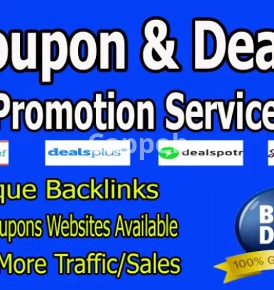 I will submit coupon code submission, promo code,voucher, deal promotion discount code