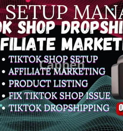 I will fix setup tiktok shop tiktok dropshipping tik tok ads tik tok manager affiliate