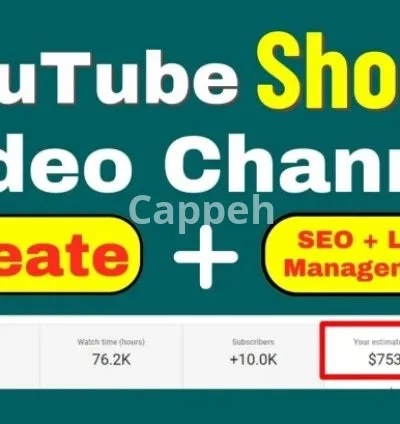 I will create youtube shorts video channel with 120 shorts videos, channel setup