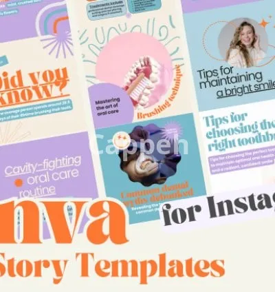 I will design your instagram canva templates