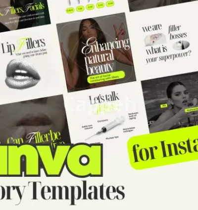 I will design your instagram canva templates
