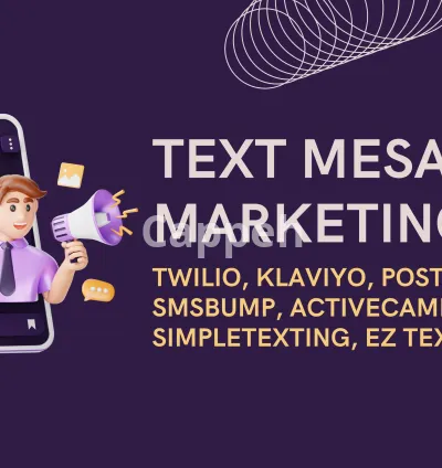 I will provide expert SMS marketing services using klaviyo, twilio, postscript, smsbump