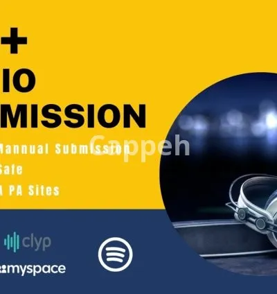 I will do 40 audio submission on the top high PR audio sharing sites