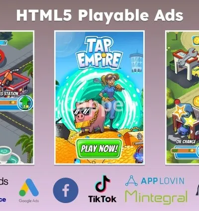 I will develop high performing playable ads for game, app or brand