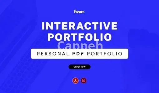 I will design a creative and personal interactive PDF portfolio