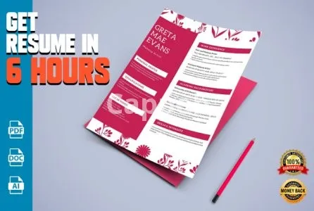 I will write, design or edit professional resume or CV template