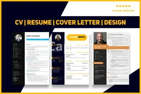 I will design your resume, cv and cover letter in ms word