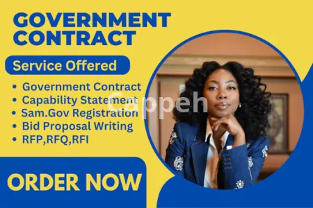 I will respond to rfp, write and win government contract bid proposal, rfq,rfq and rfi