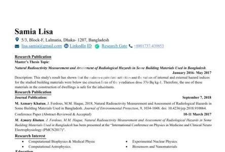 I will write academic CV phd CV linkedin optimization scholarship and intern cvs