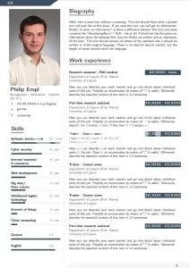 I will write your CV in latex