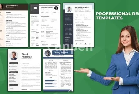 I will design professional resume, CV, cover letter using canva