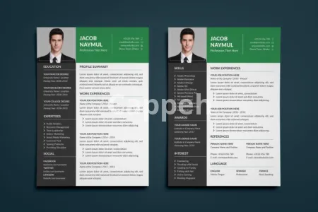 I will be your resume designer with photoshop and illustrator skills