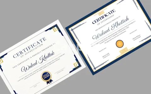 I will design unique certificate templates just in 24 hours